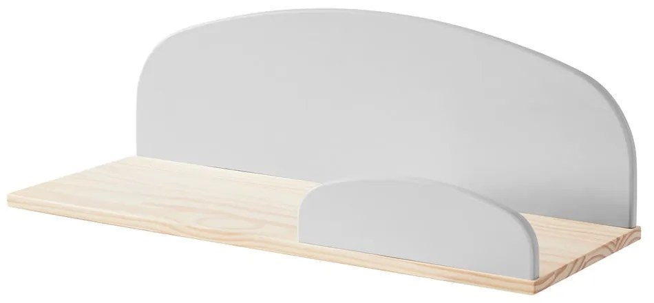 Kiddy nagyméretű szürke fali polc - Vipack