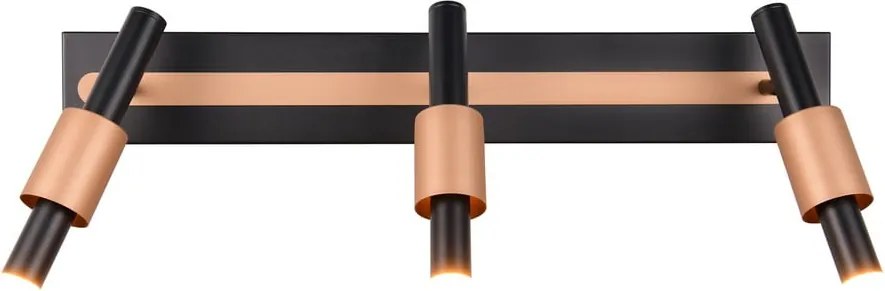 Fekete-bronzszínű LED spotlámpa 20,5x63 cm Ikaris – Trio Select