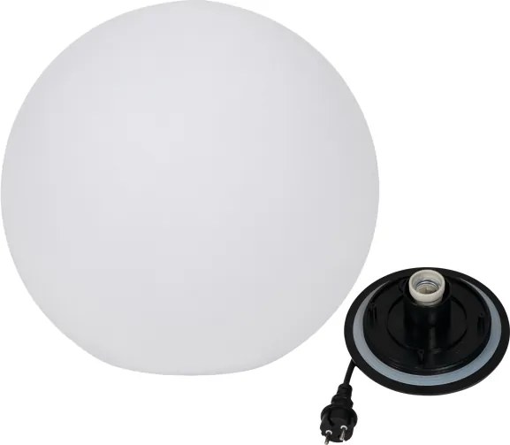 Kanlux 45933 - STONO kültéri lámpa 1xE27/20W/230V Ø 50 cm IP65 fehér