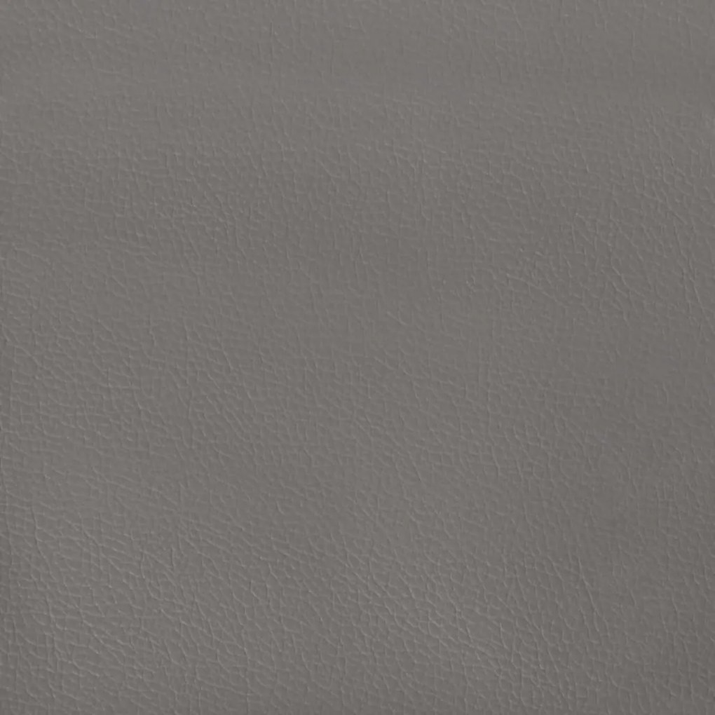 szürke műbőr fejtámla szárnyakkal 83 x 23 x 118/128 cm