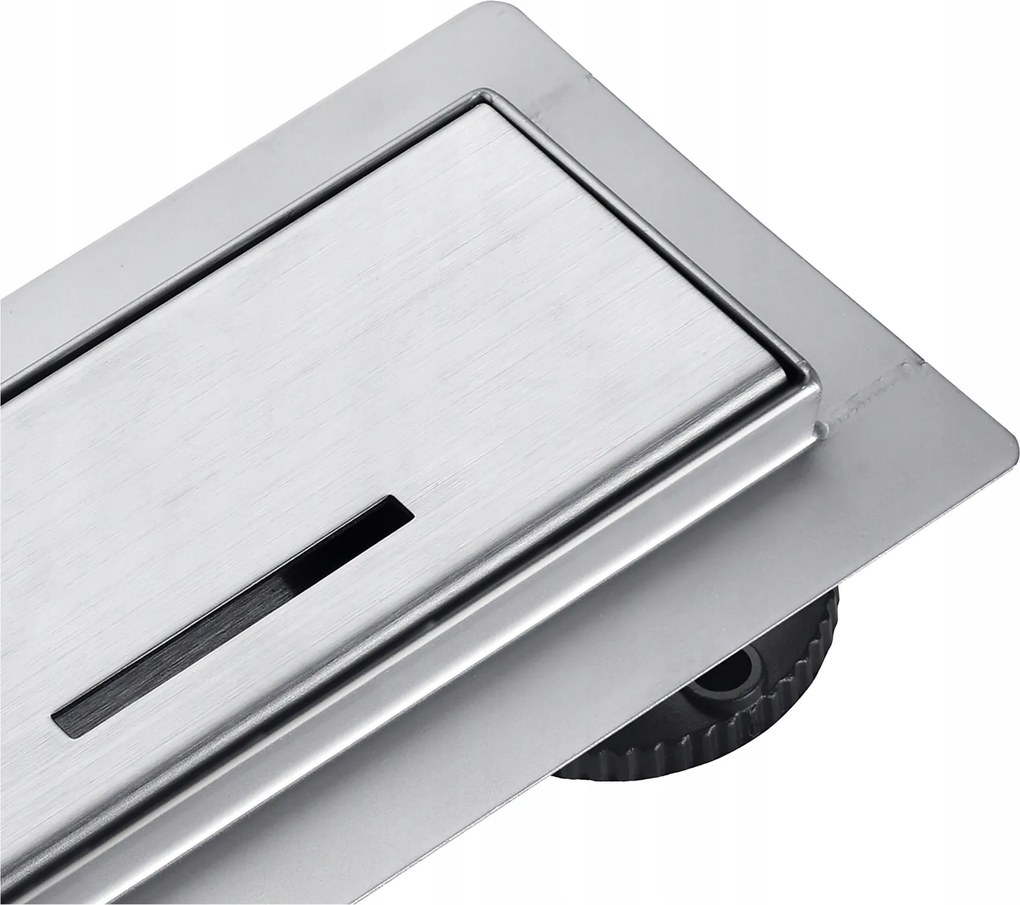 Aquauno Decor Strip Lineáris Lefolyó 80 cm Alacsony Szifon 52mm Rozsdamentes Acél