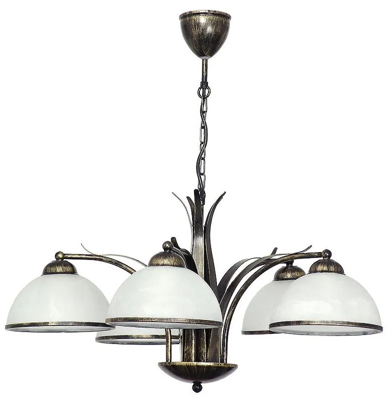 Csillár láncon KORFU 5xE27/60W/230V