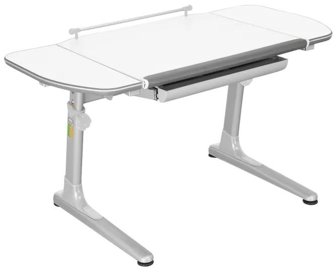 MAY-Profi3 32W3 54 TW fehér színű gyerek íróasztal (dönthető, állítható magasság)