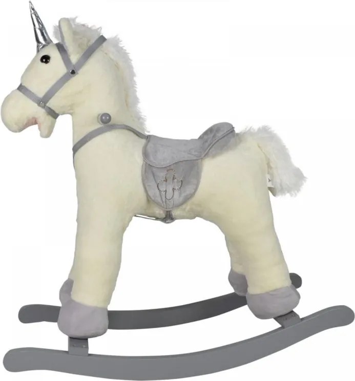 INFANTASTIC Hintaló Unicorn 74 x 30 x 64 cm ezüst