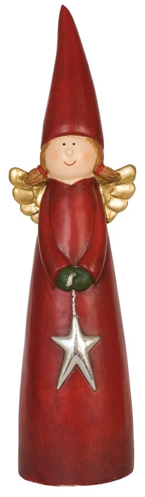 Dekor müanyag angyal, csillaggal - Clayre-Eef