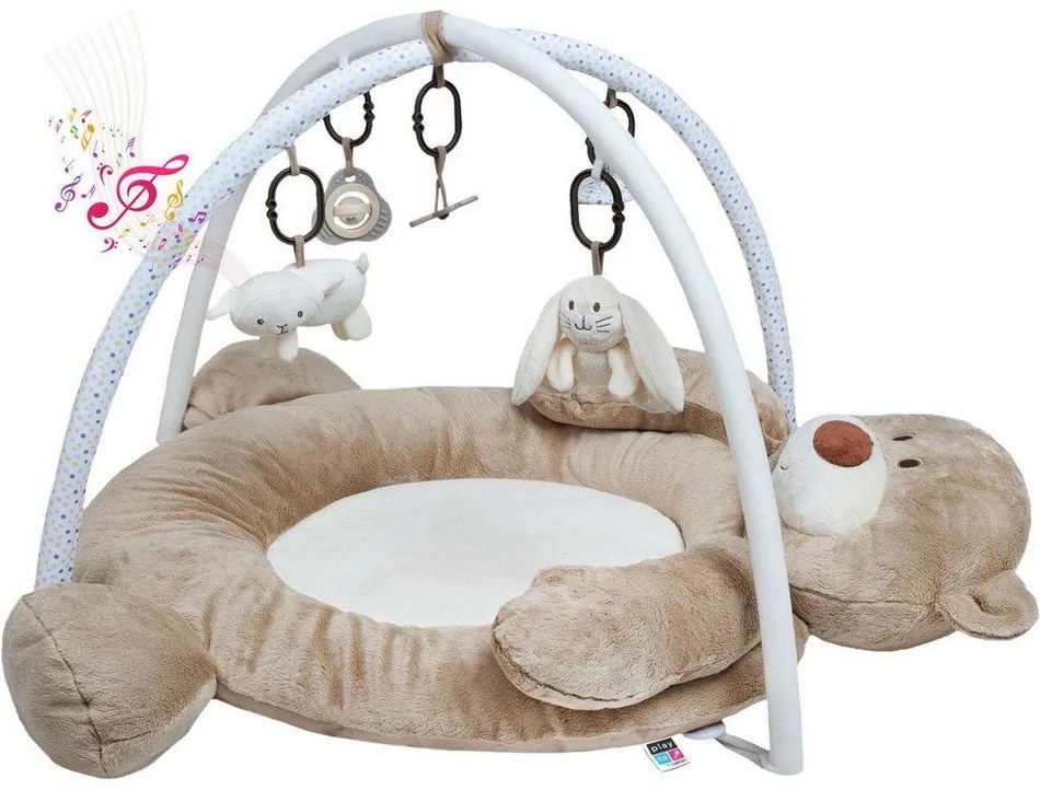 PlayTo Play takaró dallamos mackóval, 90 x 37 cm,90 x 37 cm