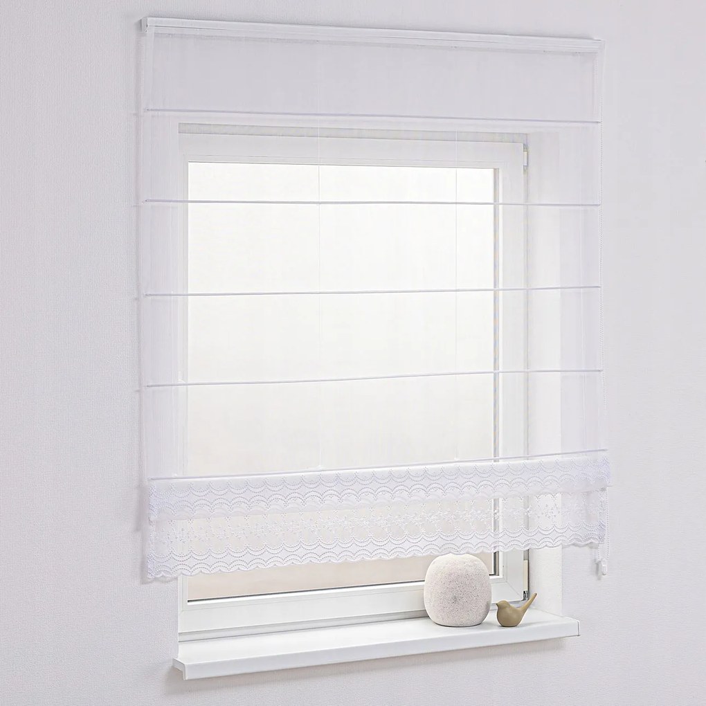 Kész Voile Függönyroló Modena 140x180cm fehér