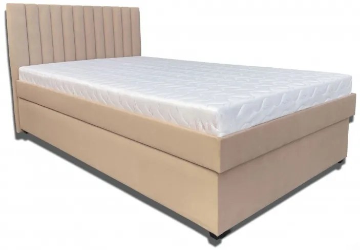 Franciaágy 140 cm Peissa (matrac nélkül) (fa léces ágyráccsal). 1052042
