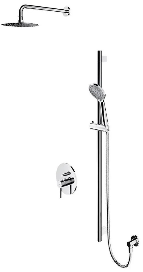 OMNIRES SYSY17CR - Zuhanyszett falba építhető Y csapteleppel, króm fényes