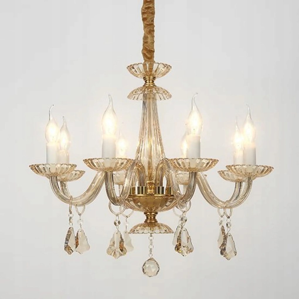 Aca Lighting kristály függeszték BLK80388PCMG