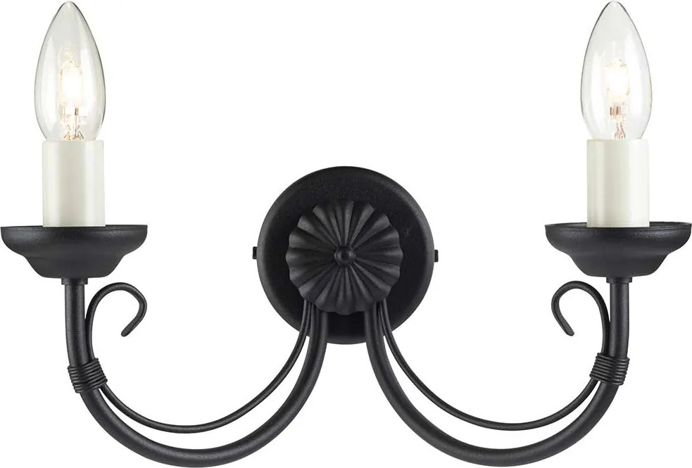Elstead klasszikus fali lámpa chartwell fekete elsch2-black