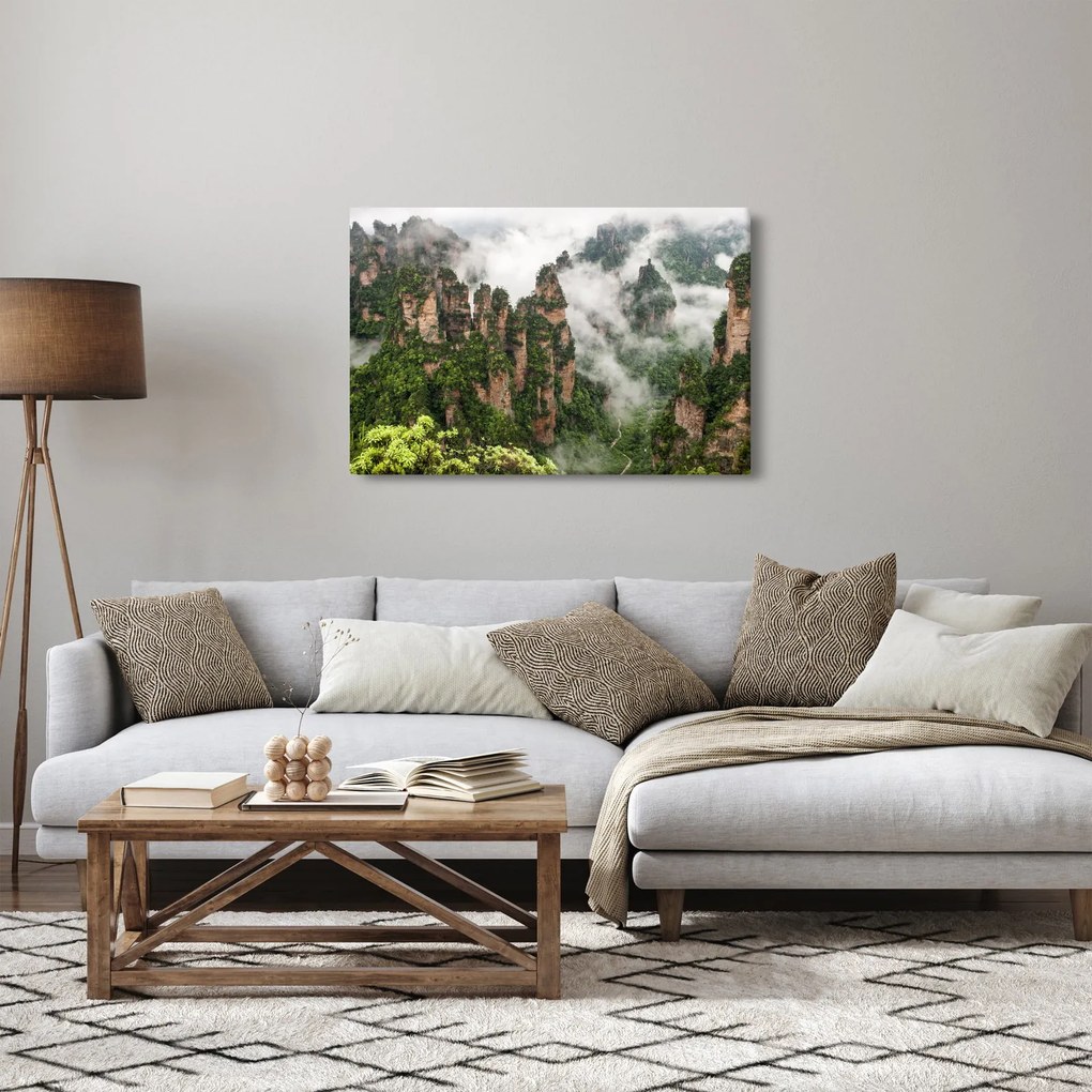 Kép - Zhangjiajie Nemzeti Park, Kína (90x60 cm)