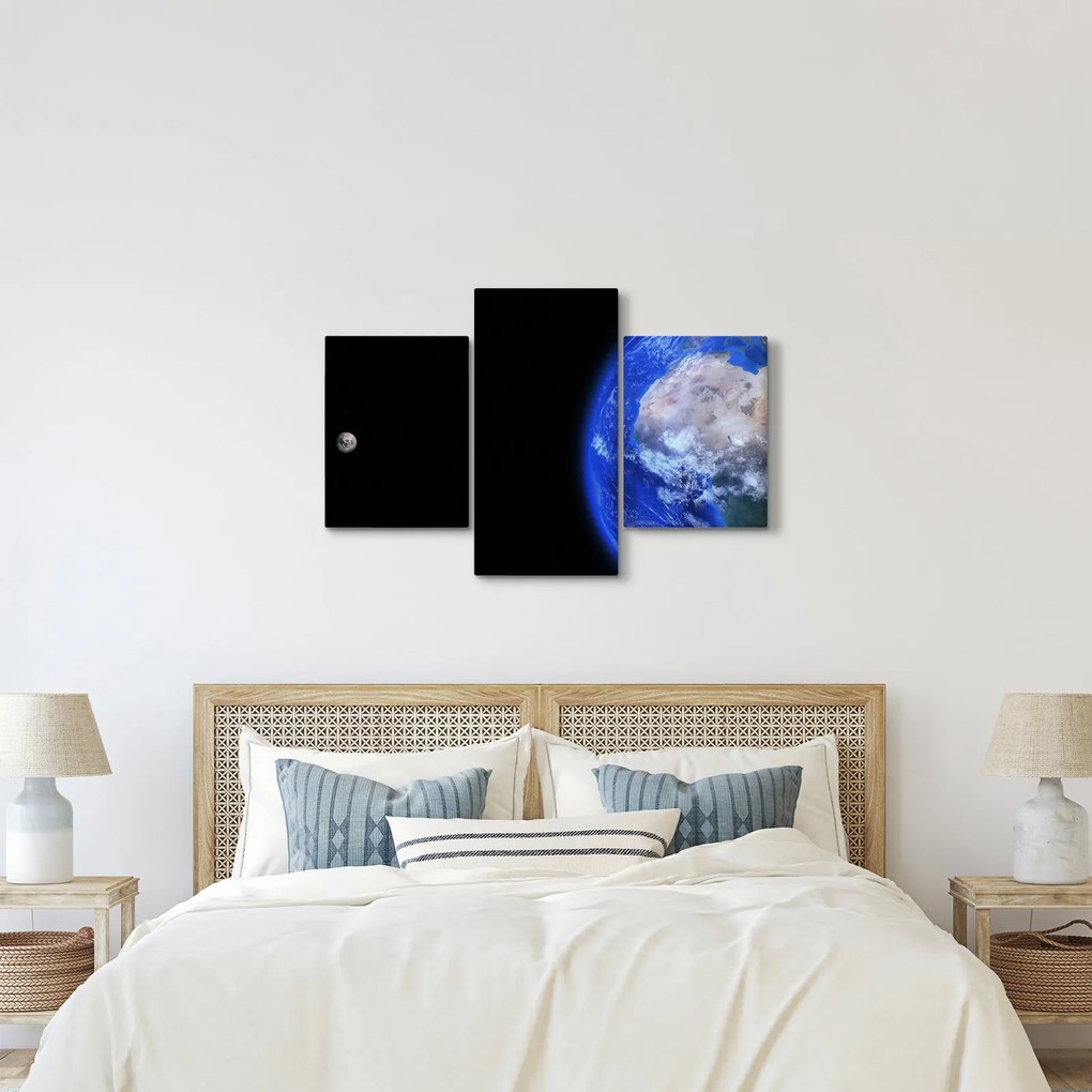 A Hold és a Föld képe (90x60 cm)