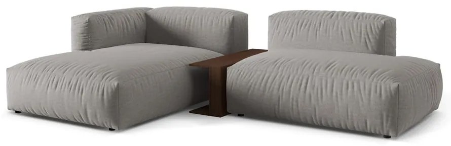 Világosszürke moduláris sarokkanapé (bal oldali) Martina – Micadoni Home