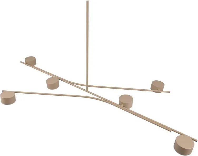 Bézs fém függőlámpa Coda – Trio Select