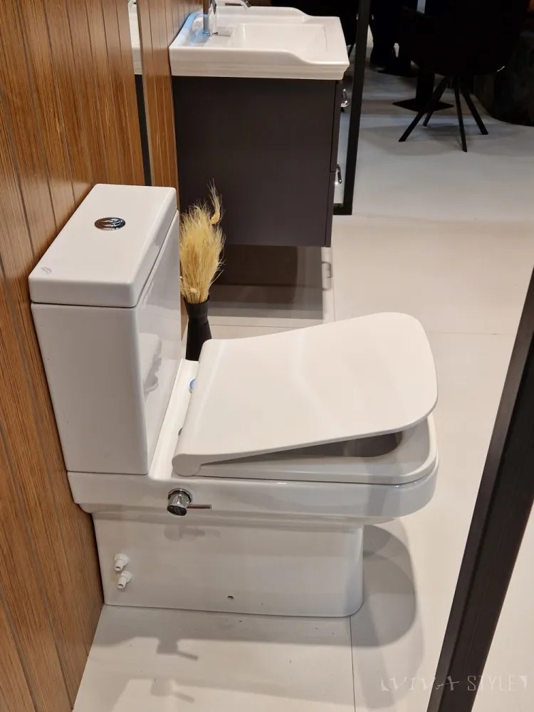CeraStyle NOURA monoblokk WC - BEÉPÍTETT bidé funkcióval - mély öblítésű