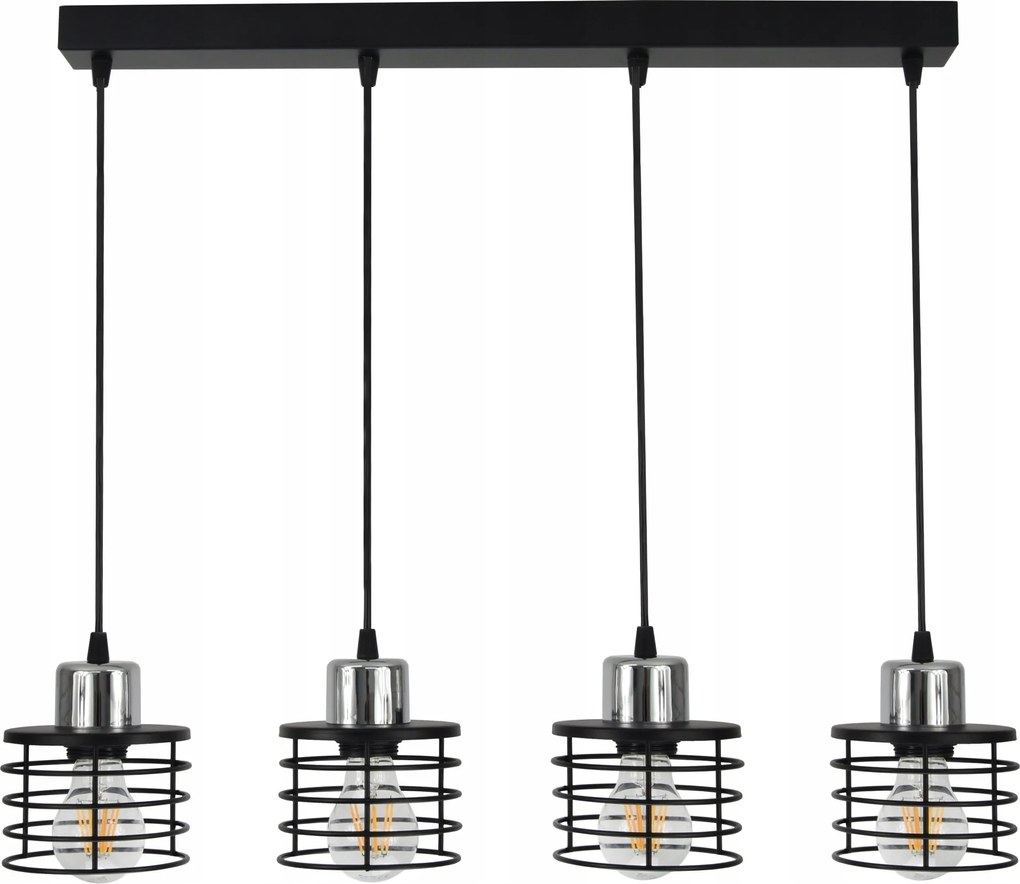 Lámpa Led Mennyezeti Függő Csillár Vigo Króm E27