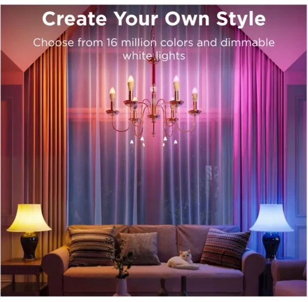 KÉSZLET 2x LED RGBWW Dimmelhető izzó E14/5W/230V 2700-6500K Wi-Fi - Govee