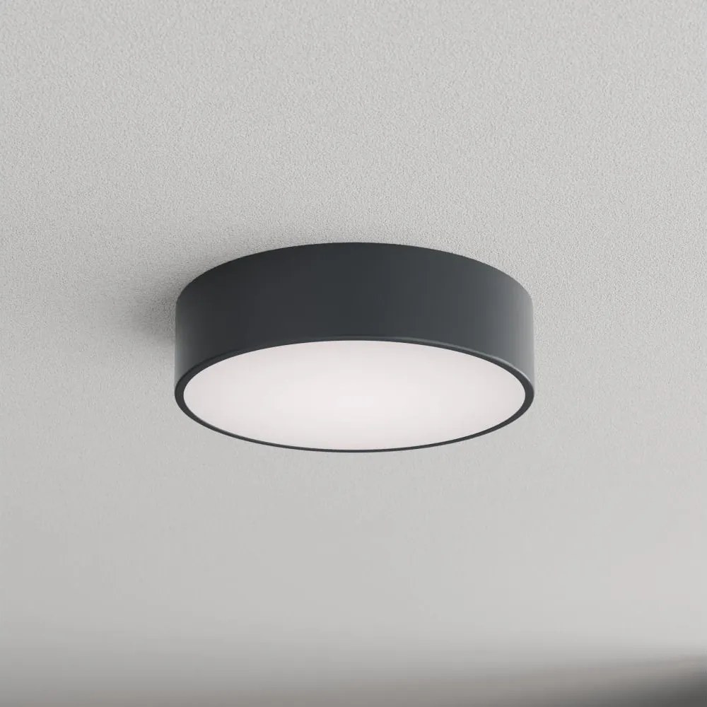 Brilagi - Fürdőszobai mennyezeti lámpa szenzorral CLARE 2xE27/24W/230V átmérő 30 cm antracit IP54