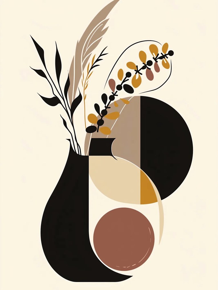 Poszter 15x20cm Színek a kertben