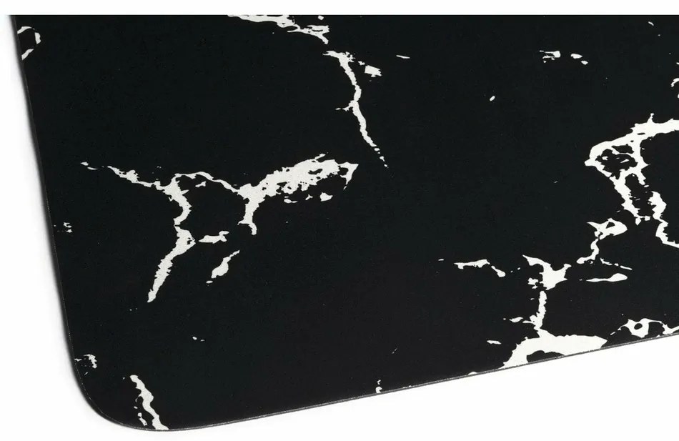 AQUALINE PCD011 fürdőszobaszőnyeg 50 x 80 cm ,fekete/márvány