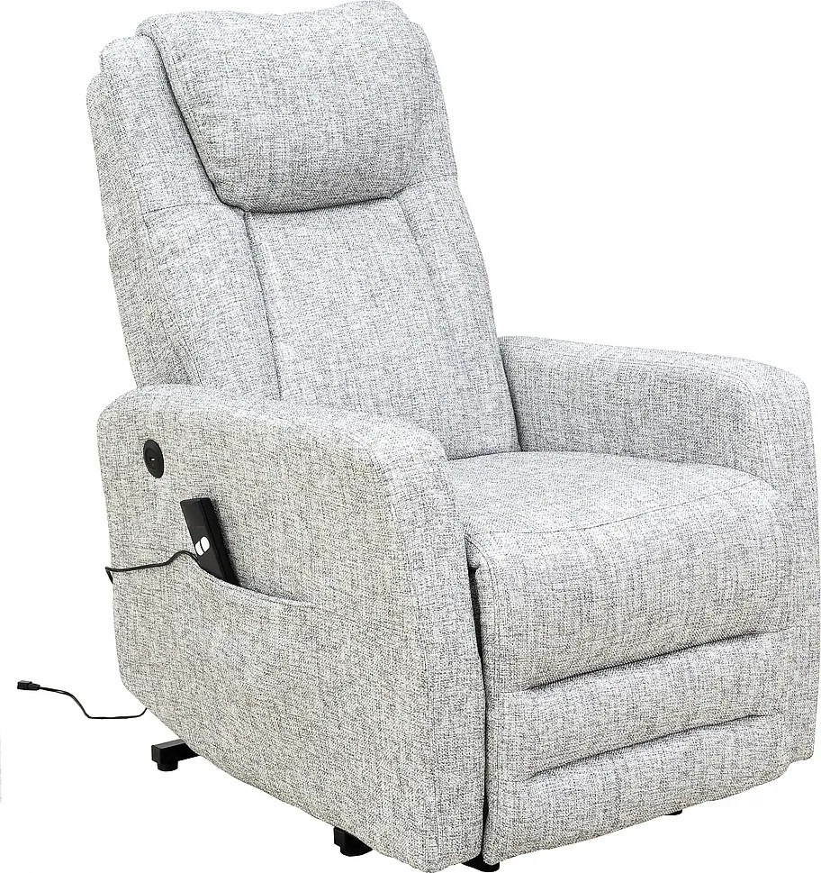 Adonis szürke elektromos összecsukható pihenőszék, függőleges