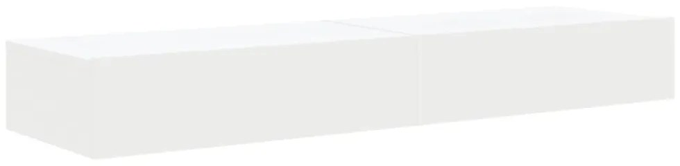 2 db fehér TV-szekrény LED-lámpákkal 60x35x15,5 cm
