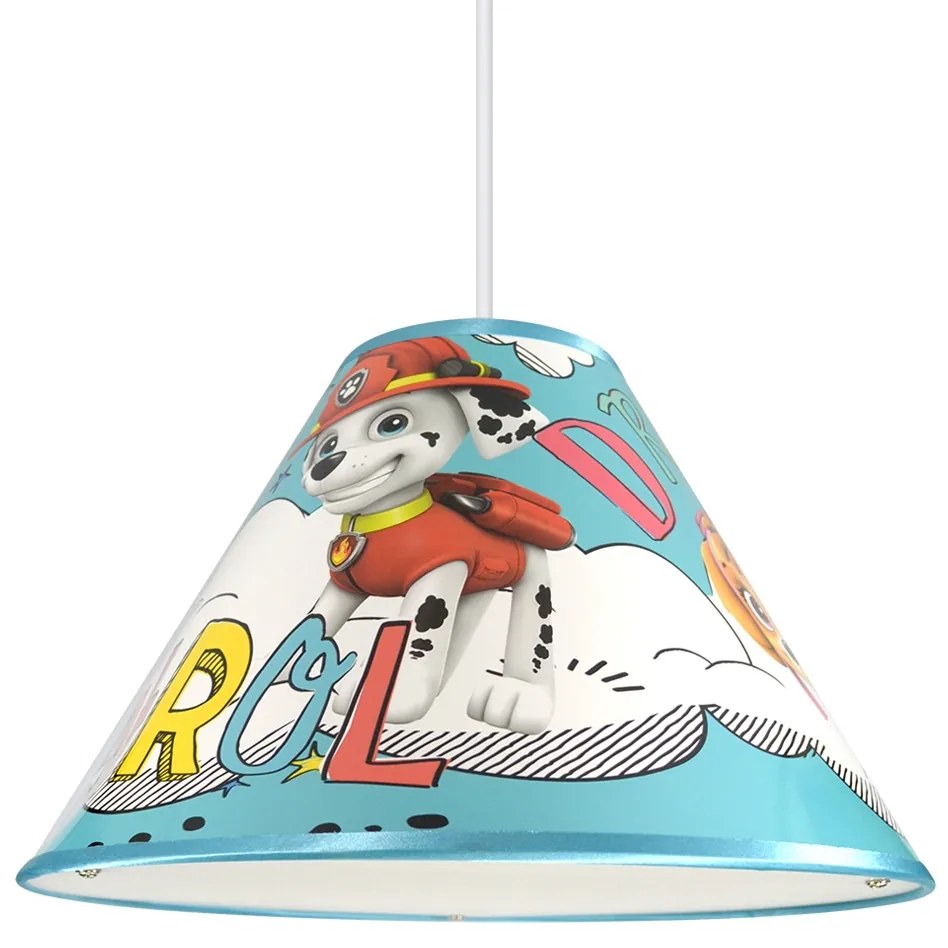 Hermanex Csillár zsinóron PAW PATROL 1xE27/40W/230V P3594