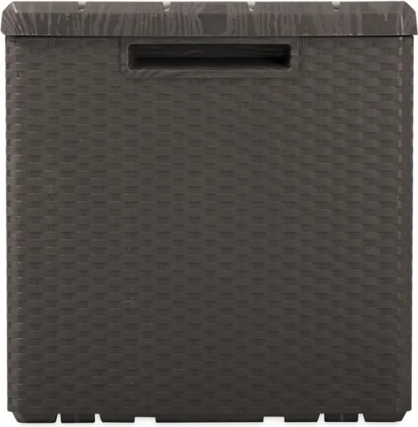 PORTOFINO Kerti műanyag láda 340 L barna