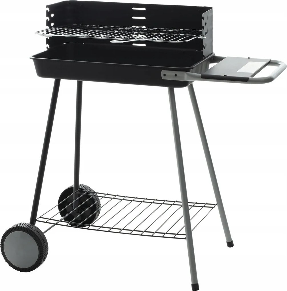 Téglalap alakú gurulós grill Karmila 79,5x45x84,5