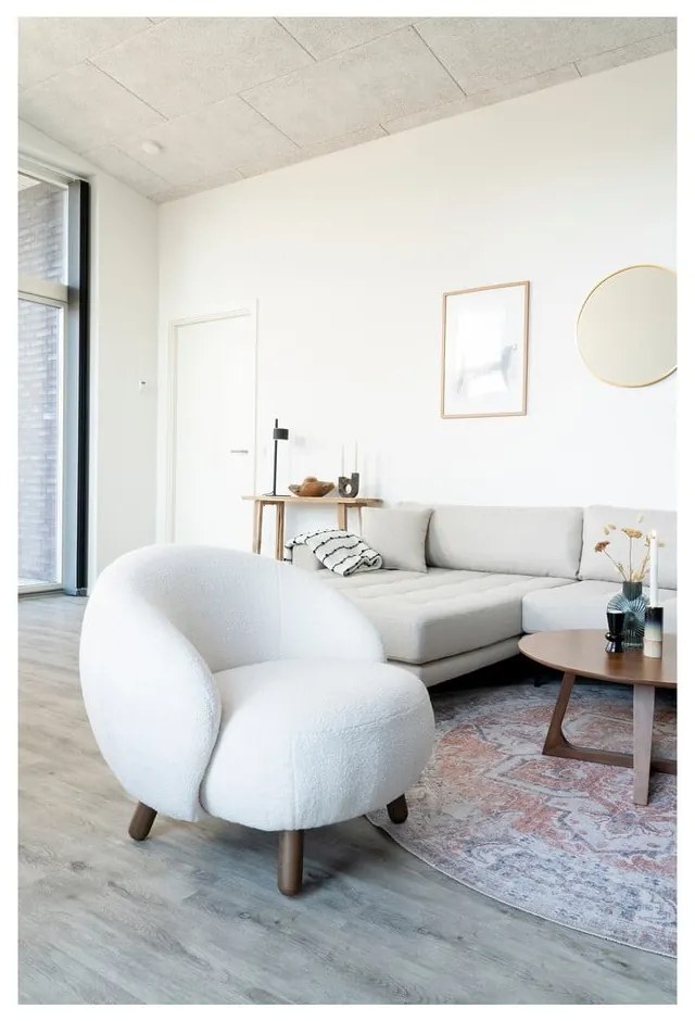 Fehér fotel Savona - House Nordic