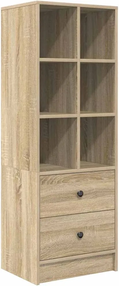 vidaXL Magasfiú fiókkal Sonoma tölgy 45,5 x 34 x 127 cm