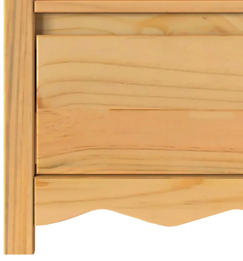 TV Szekrény "DRAMMEN" 99x43x55 cm Tömör Fenyő