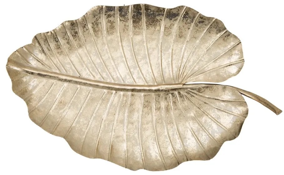 Leaf aranyszínű dekoráció, 35,5 x 23 cm - Mauro Ferretti