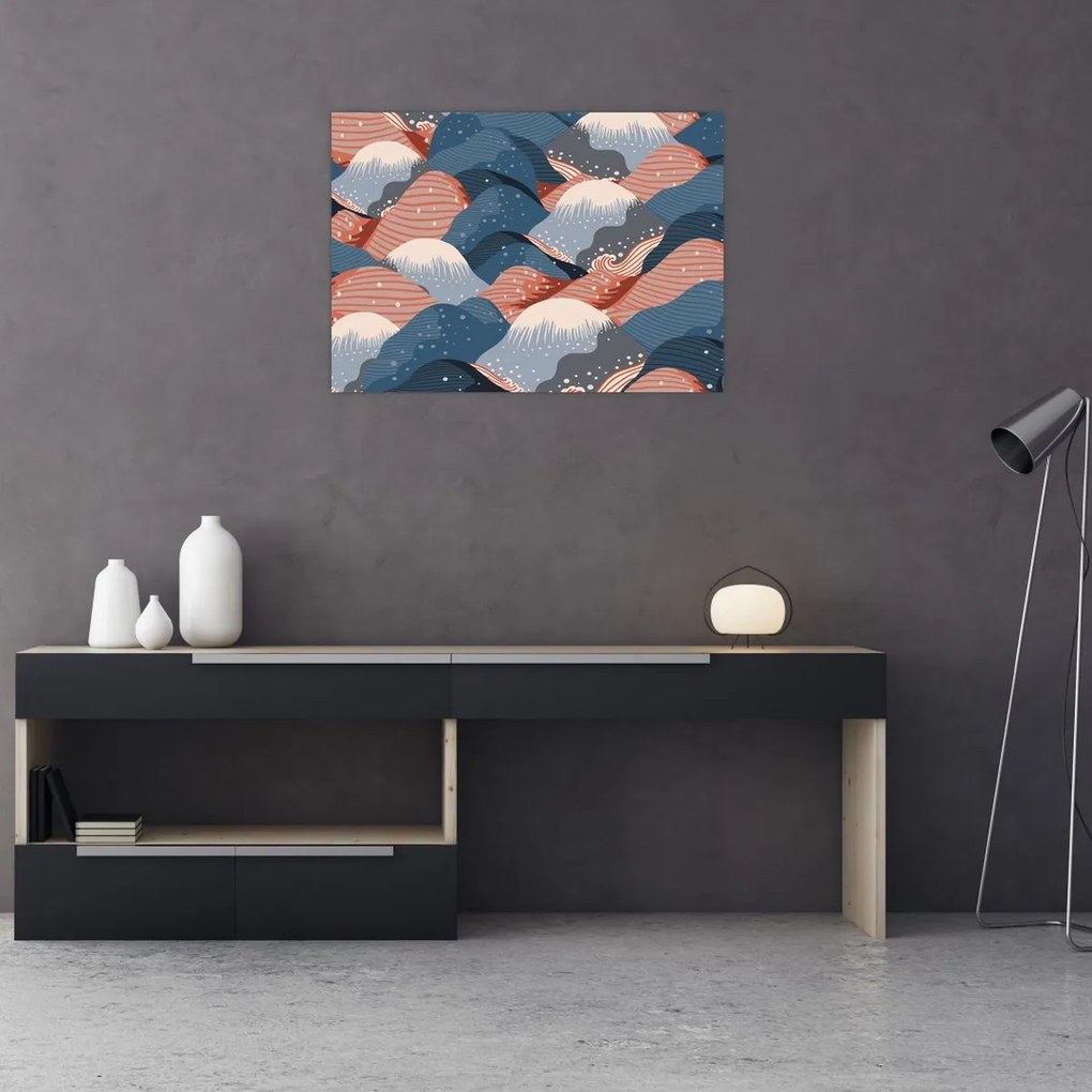 Kép - Japán hullámok (70x50 cm)