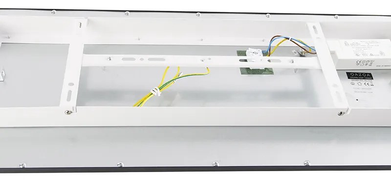 Modern mennyezeti lámpa fekete beépített LED-del 80 cm - Liv