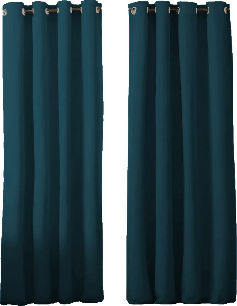 Panama Kész Függöny Szett 145x250 matt függöny c. azúrkék