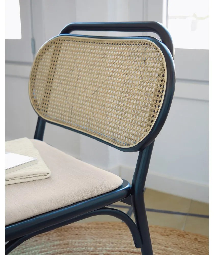 Doriane fekete fotel - Kave Home