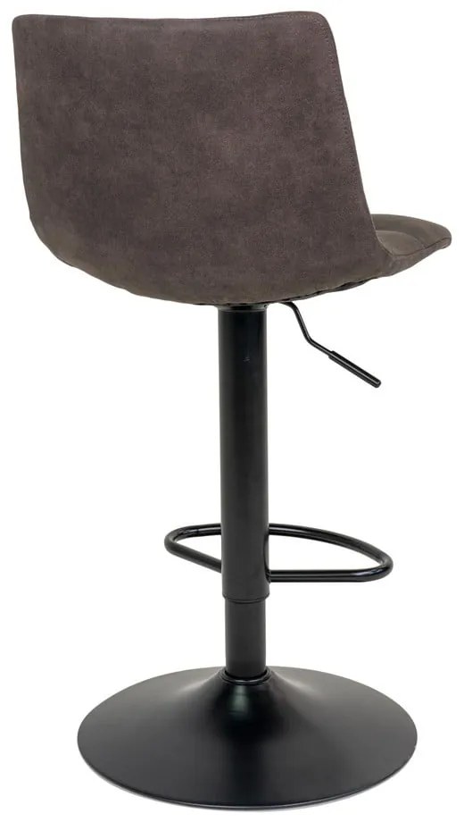 Sötétszürke kárpitozott állítható magasságú bárszék szett 2 db-os (ülésmagasság 63 cm) Middelfart – House Nordic