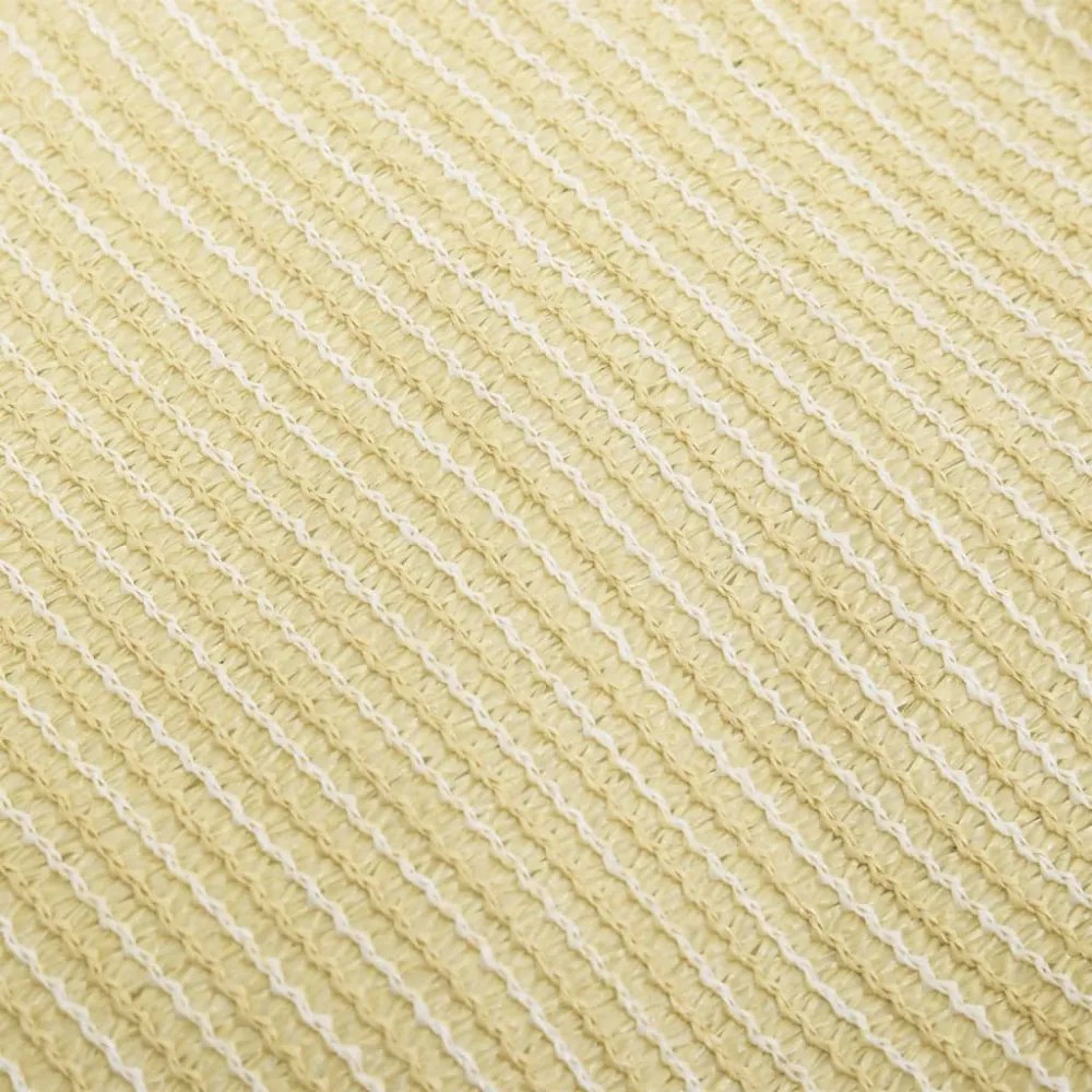 négyzet alakú HDPE napvitorla 2 x 2 m bézs