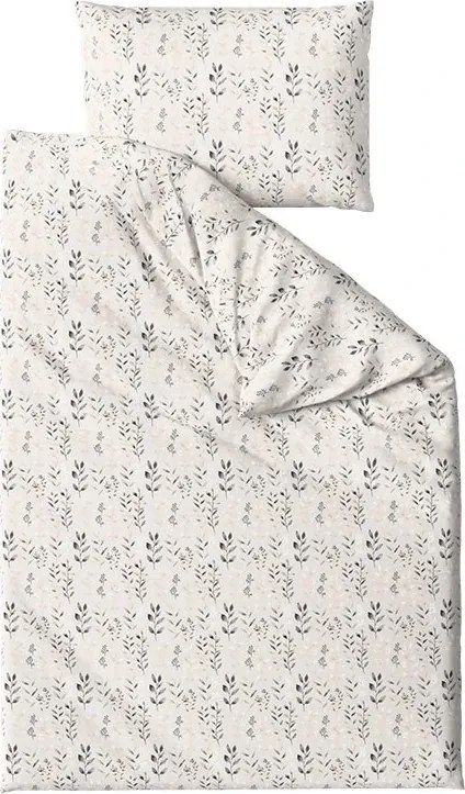 Krepp ágynemű SALVIA POLY szürkésbarna Ágyneműhuzat mérete: 70 x 90 cm | 140 x 200 cm