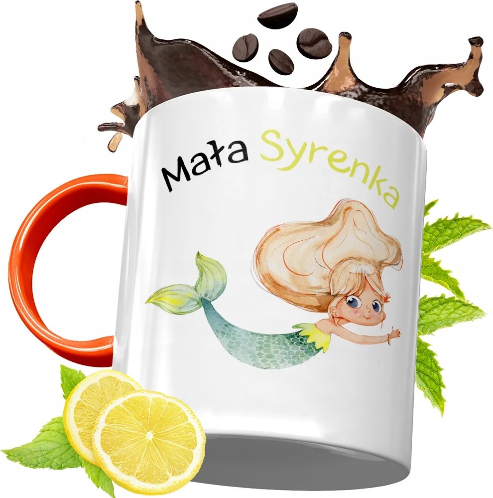 Narancssárga Bögre Gyerekeknek Gyereknapra, fényképes nyomattal