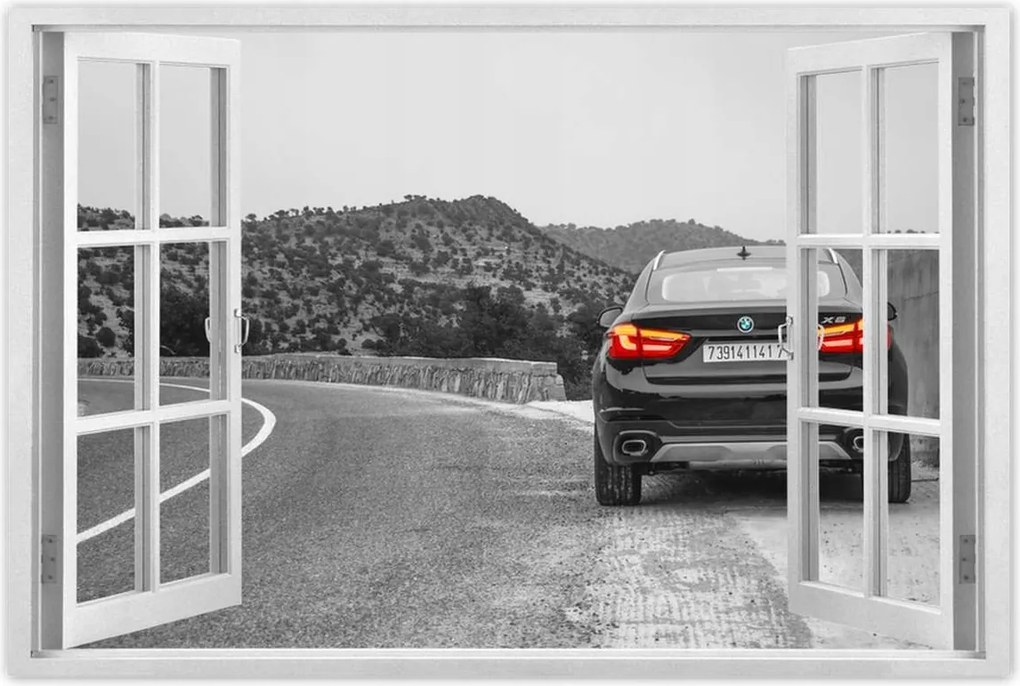 Poszterek 90x60 Bmw fekete X6