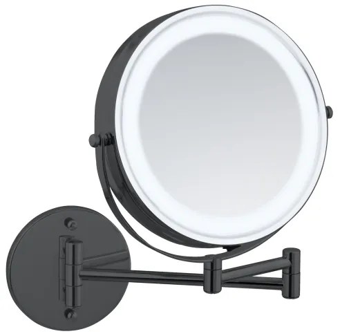WENKO 71559800 - POWER-LOC tükör 25,5x32 cm fekete