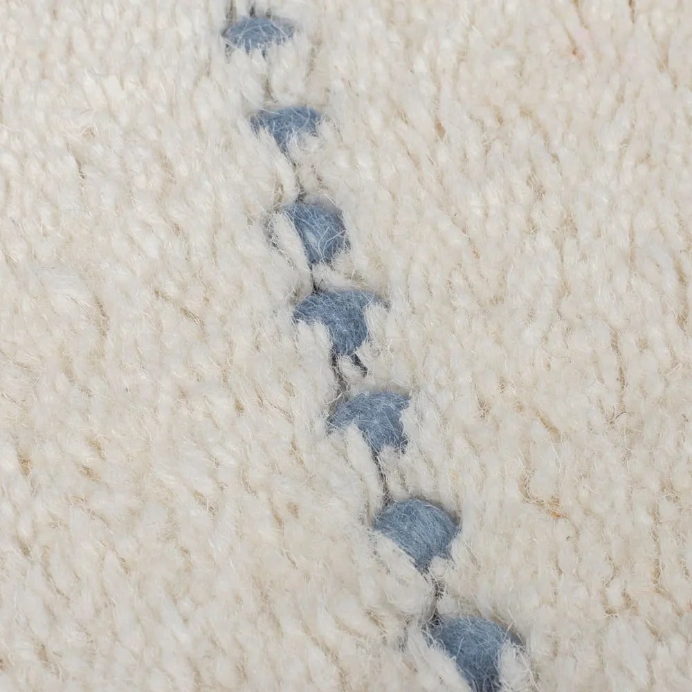 Krémszínű kézi szövésű gyapjú szőnyeg 200x290 cm Dottie Geometric – Flair Rugs