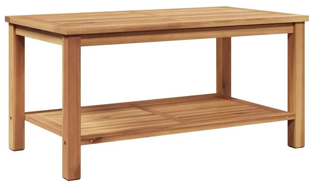 Dohányzóasztal Barna 90 x 50 x 45 cm Tömör tíkfa