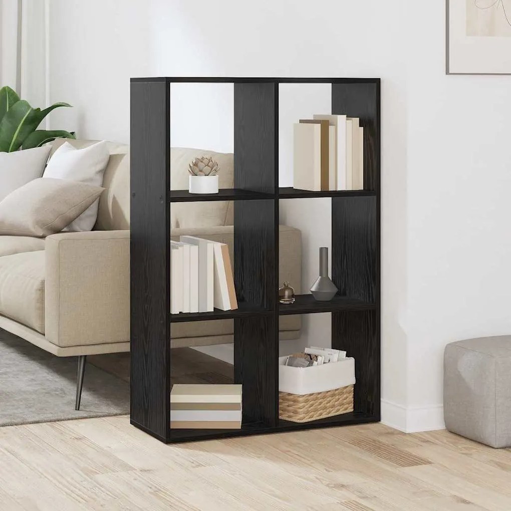 Könyvespolc Musta tammi 69.5 x 29 x 103.5 cm Faanyag