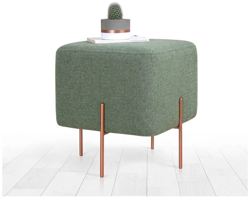 Világoszöld puff Copper – Artie