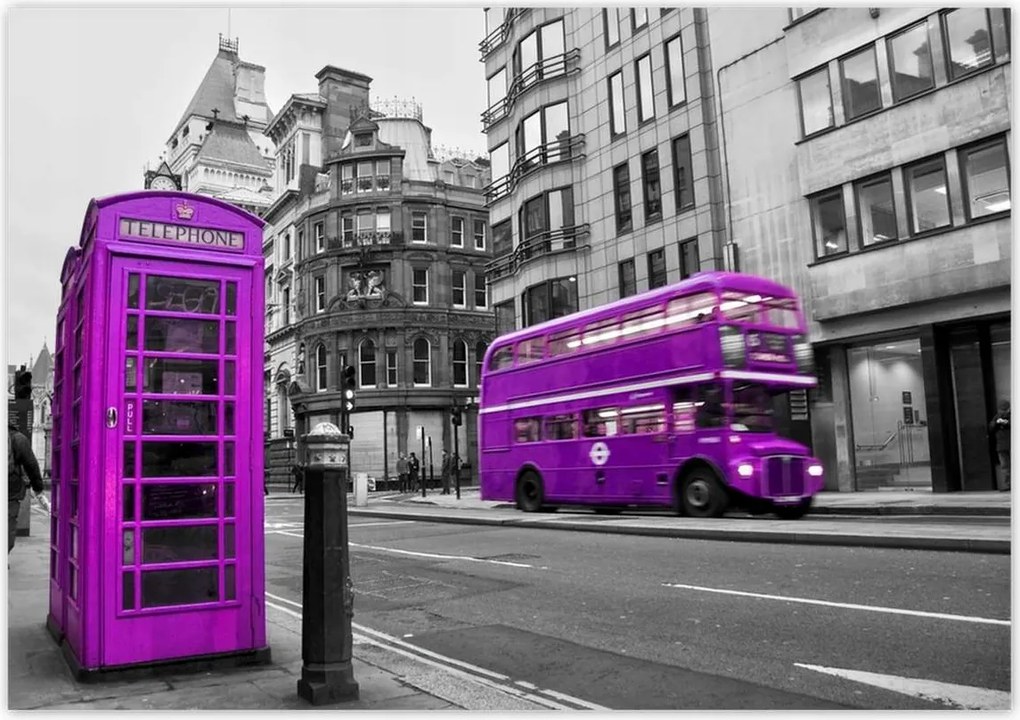 Poszterek 100x70 London busz