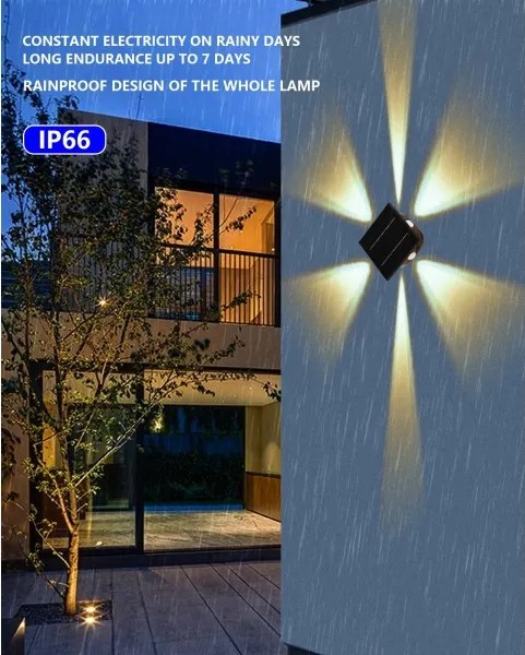 Immax 08487L - LED napelemes fali lámpa szenzorral LED/2W/5V IP54